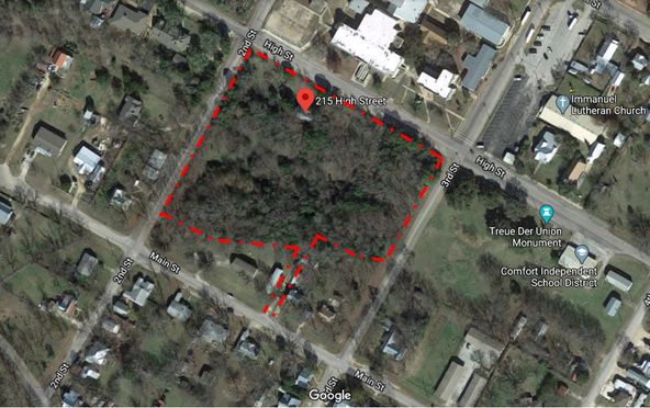 Heart of Comfort TX - Development Land: 215 High Street, Comfort, TX 78013